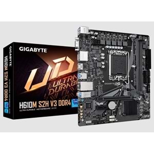 GIGABYTE H610M-S2H v3 DDR4 HDMI DP PCIe 16X v4.0 1700p mATX