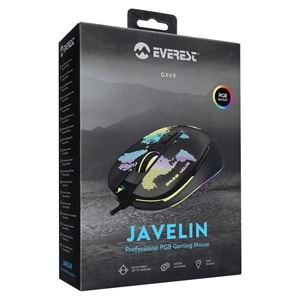 EVEREST JAVELIN USB Optik Gaming Oyuncu Mouse RGB GX69