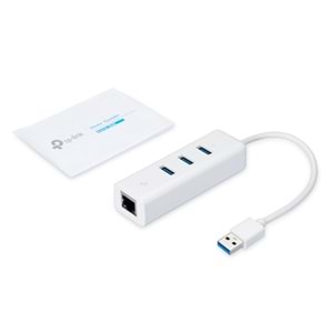 TP-LINK UE330 Gigabit USB 3.0 Ethernet Çoklayıcı Hub