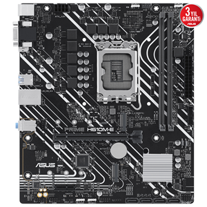 ASUS PRIME H610M-E-CSM DDR5 HDMI-DP PCIE 4.0 1700p mATX Kurumsal Anakart