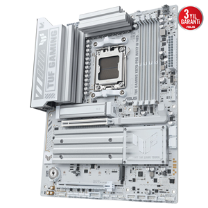 ASUS TUF GAMING X870-PRO WIFI7 W NEO DDR5 HDMI-DP TYPEC PCIE 5.0 AM5 ATX BEYAZ