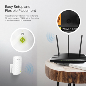 TP-LINK RE200 AC750 Menzil Genişletici Priz Tip
