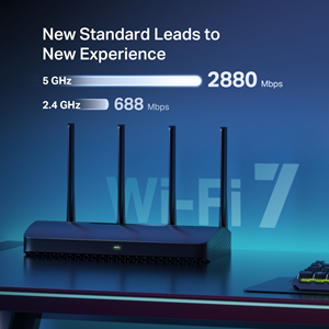 MERCUSYS MR27BE Wıfı7 BE3600 Dual Band Router