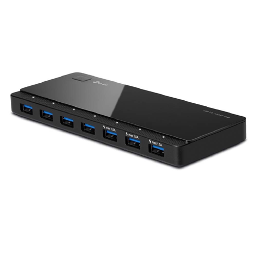 TP-LINK UH700 7port USB 3.0 Siyah USB Çoklayıcı Hub Adaptörlü