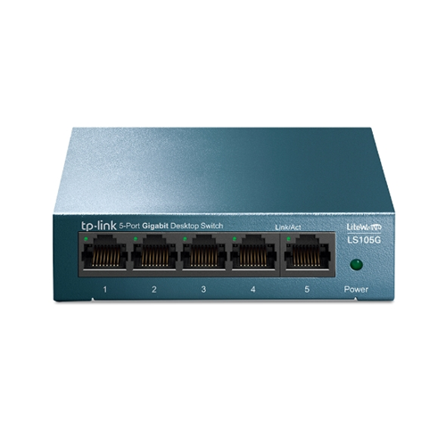 TP-LINK 5port LS105G GIGABIT Yönetilemez Switch Çelik Kasa