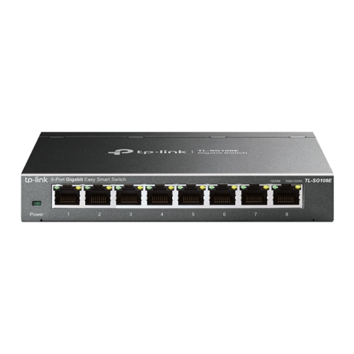 TP-LINK 8port TL-SG108E GIGABIT Yönetilebilir Switch Masaüstü 