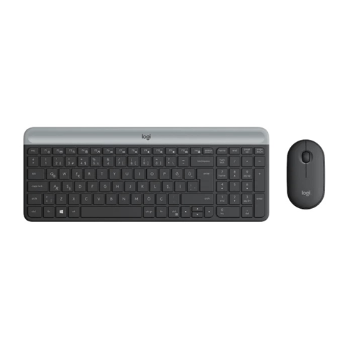 LOGITECH MK470 Kablosuz Q Trk Siyah Klavye - Mouse Set (920-009435)