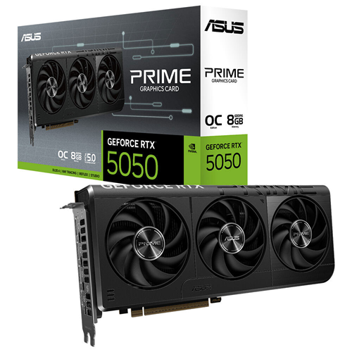 ASUS 8GB PRIME RTX5050-O8G GDDR6 128bit HDMI DP PCIe 5.0 