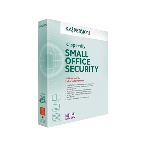 KASPERSKY Small Office Security 3yıl 2server + 15kullanıcı + 15 mobil cihaz