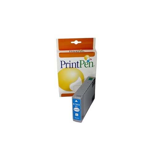 PRINTPEN C13T79024010 T79XL Mavi Yüksek Kapasiteli Muadil Mürekkep Kartuş