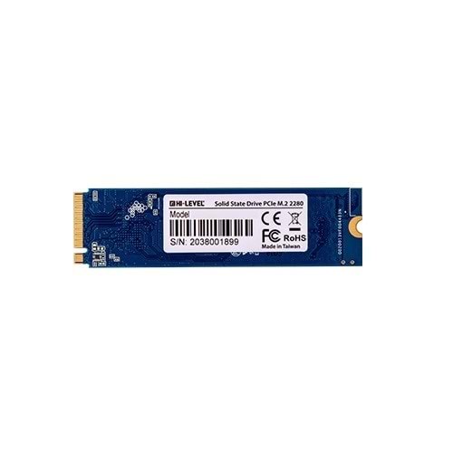 HI-LEVEL 256GB HLV-M2PCIeSSD2280/256G 3300- 1200MB/s M2 NVME GEN3 Disk