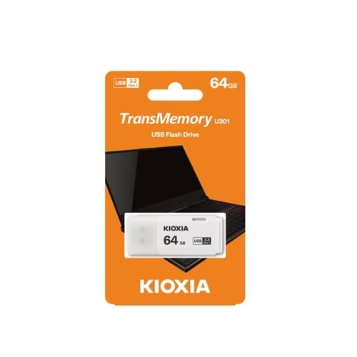 KIOXIA 64GB USB 3.2 Usb Bellek U301 LU301W064GG4 Beyaz