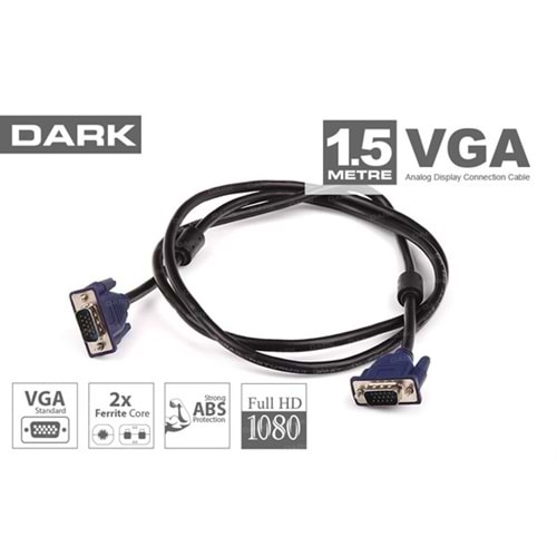 DARK 1.5metre DK-CB-VGA150 VGA Görüntü Kablosu