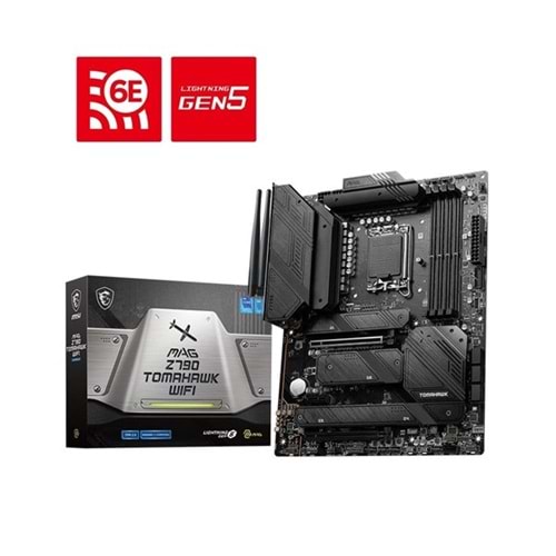 MSI MAG Z790 TOMAHAWK WIFI DDR5 HDMI DP PCIe 16X v5.0 1700p mATX