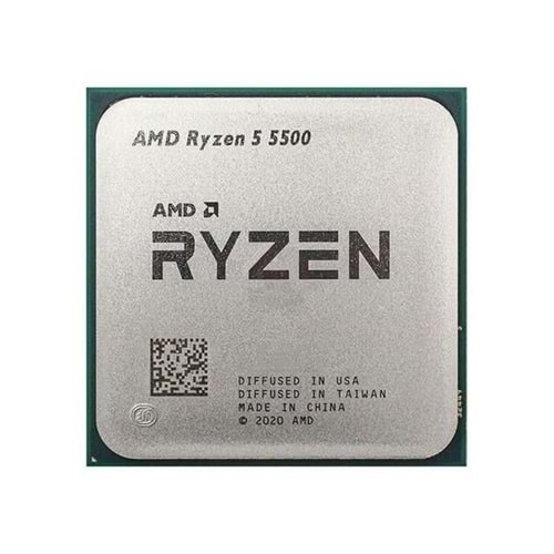 AMD RYZEN 5 5500 19MB 6çekirdekli VGA YOK AM4 65w Kutusuz+Fanlı