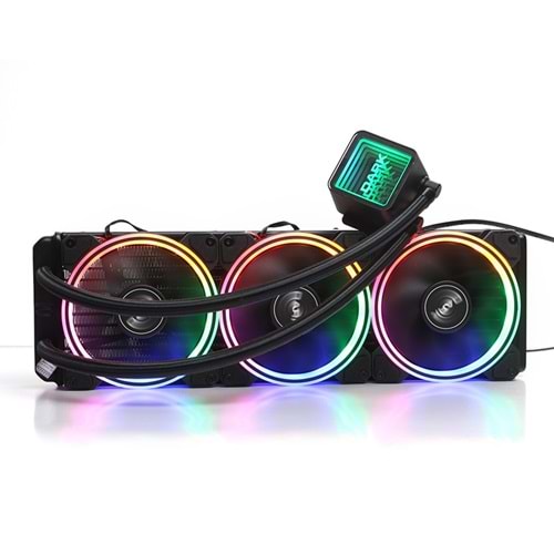 DARK 360mm W360 DKCCW360 RGB Sıvı Soğutmalı AM5-1700p İşlemci Fanı