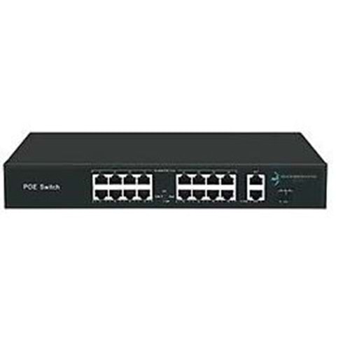 ODS 24port PoE 300w 2-SFP 2-Uplink Gigabit Yönetilemez Switch 08ODS-24GP2U2S-300S