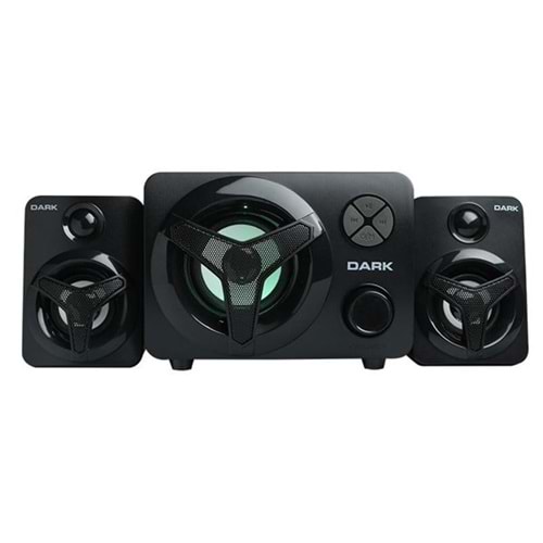 DARK SP-215 2+1 3.5mm Stereo Jak Siyah 12w RMS Multimedia Hoparlör