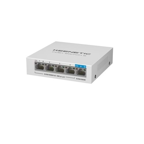 KEENETIC 5port-4port PoE 64w Gigabit Yönetilemez Switch KN-4610-01-EU