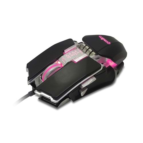 QUADRO DP-480 USB RGB Led Aydınlatmalı Gaming Siyah Mouse