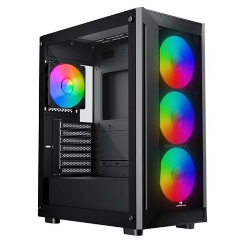 GAMEBOOSTER 650W 80+ WHITE RAIDER E651B Gaming Mid-Tower PC Kasası