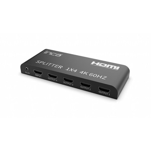 INCA 1port IHSK-460 1port HDMI (giriş) 4port HDMI (çıkış) 4K-60Hz HDMI Splitter