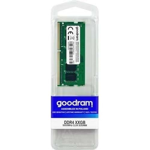 GOODRAM 32GB DDR4 3200MHZ CL22 NOTEBOOK RAM GR3200S464L22-32G