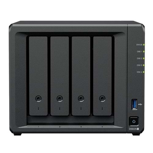 SYNOLOGY 4diskli Ryzen V1500B-4GB RAM-2-2.5GbE Nas Server DS925 PLUS
