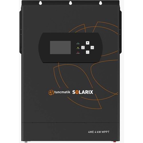 TUNÇMATİK 4kW SOLARIX TSK16102 24V 100A Akıllı OFF-GRID İnvertör