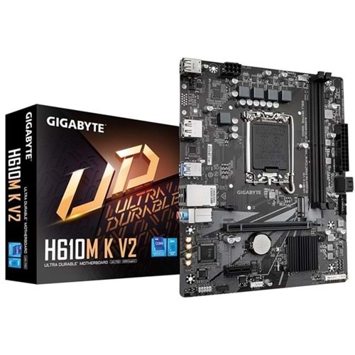 GIGABYTE H610M-K v2 DDR5 HDMI PCIe 16X v4.0 1700p mATX