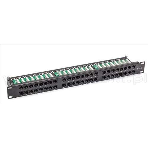 ODS 48port CAT3 UTP Patch Panel 10C-SB1U50PCAT3-RL1A (Telefon İçindir)