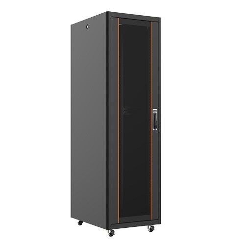 AGER 32U 600x800mm Dikili Tip Siyah Kabinet Vega AG-VB32U6080S1 Cam Kapak 