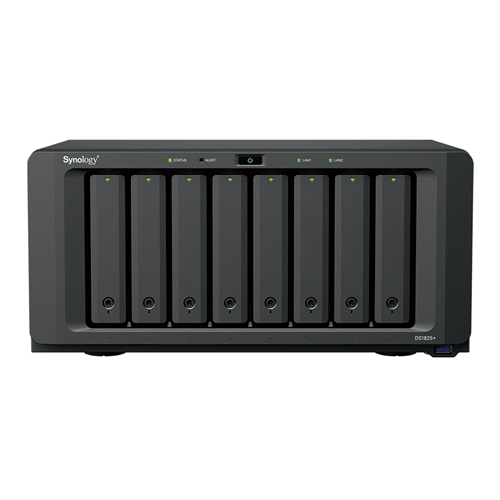 SYNOLOGY 8diskli Ryzen V1500B 24GB RAM-2-GbE Nas Server DS1825 PLUS (52732)