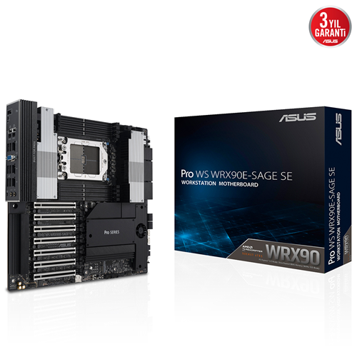 ASUS PRO WS WRX90E-SAGE SE DDR5 STR5 PCIE 5.0 AM5 ATX İş İstasyonu Anakartı