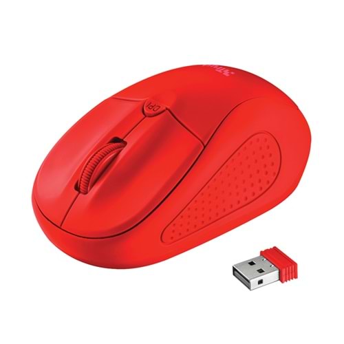 TRUST PRİMO 20787 USB 1600 DPI KIRMIZI KABLOSUZ MOUSE