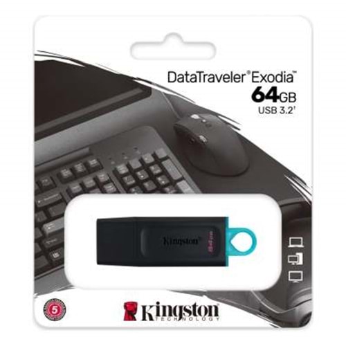 Kingston DataTraveller Exoida 64GB USB Bellek