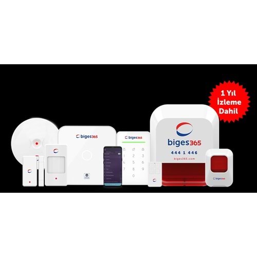 BGS365-BK-N-XL-W IoT Smart Network Alarm Kit + BGS365-WOSR-XL