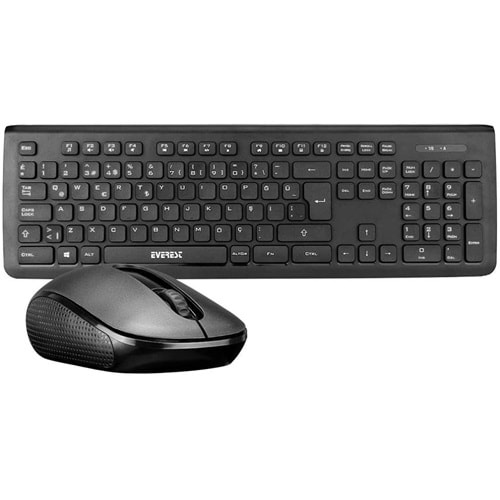 EVEREST KM-62 2in1 WİRELESS KLAVYE MOUSE SET