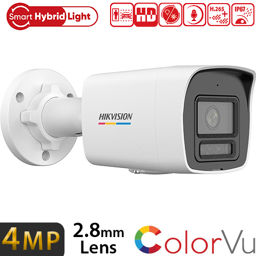 HİKVİSİON DS-2CD1047G2H-LIUF 4 MP COLORVU IP BULLET H.265+ 2.8 MM LENS