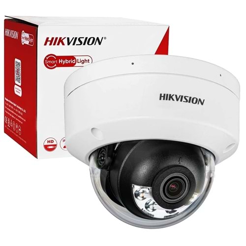 Hikvision DS-2CD1141G2-LIUF 4 MP 2.8 Mm Sabit Lens - Dahili Mikrofon (Sesli) Smart Hybrid Light (Renkli) Dome 30 Metre(M