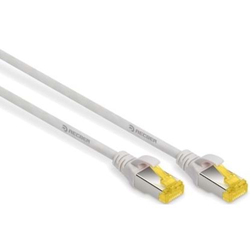 Reçber Cat 6A 0.50 Metre(Mt) S/FTP Gri Patch Cord RD-02-3SF6-05