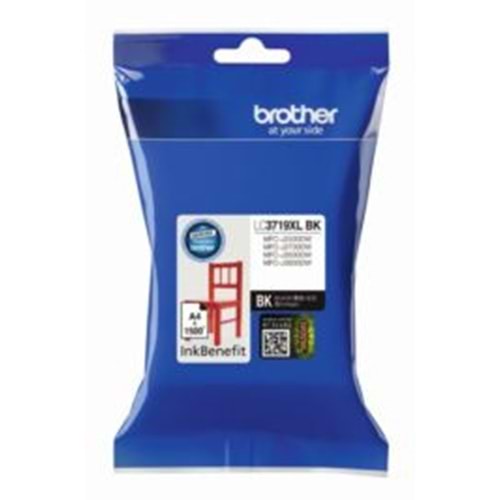 BROTHER LC-3719XLBK MFC-J3930DW Siyah Mürekkep Kartuş