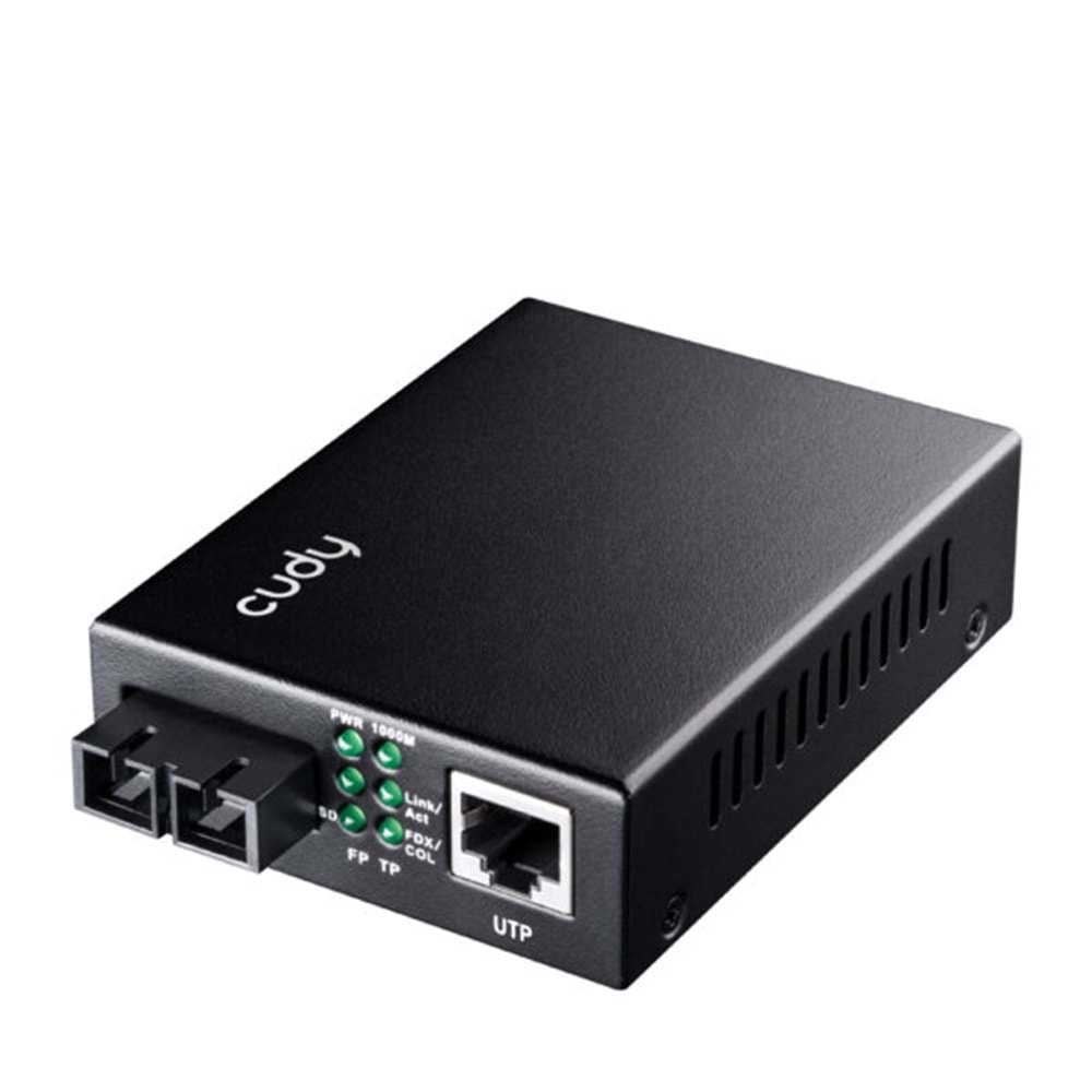 CUDY MC100GSA-20 Gigabit SC-SM Media Converter 