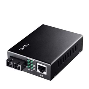 CUDY MC100GSA-20 Gigabit SC-SM Media Converter 