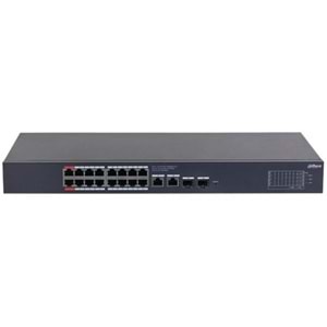 DAHUA 16port PoE 135w 2-SFP 2-Uplink Gigabit Cloud Cloud Yönetilebilir Switch CS4220-16GT-135