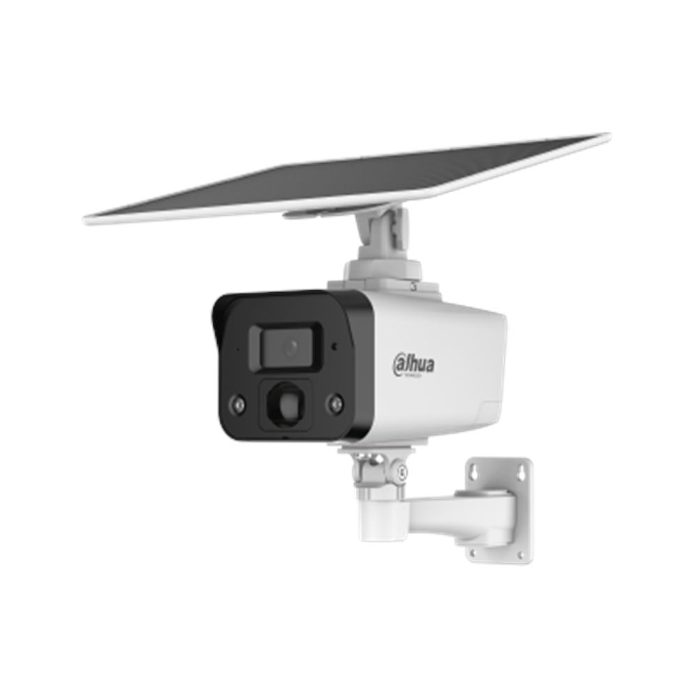 DAHUA 4MP Bullet 3.6mm Wıfı Kablosuz 4G Solar IP Kamera Çift Işıklı IPC-HFW2441DG-4G-SP-B-MAX