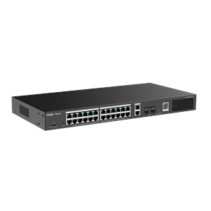 RUIJIE 24port PoE 370w 2-SFP Gigabit Yönetilebilir Switch RG-ES228GS-P