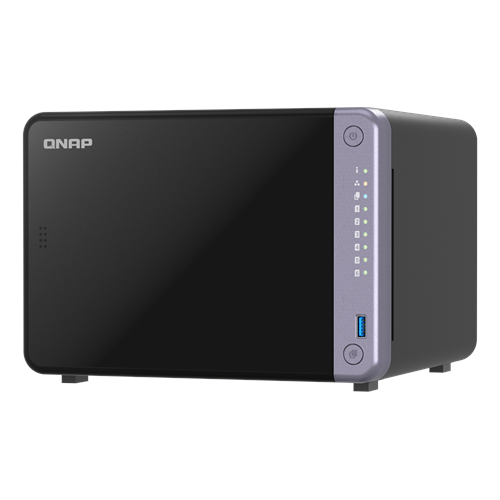 QNAP 6diskli Alpine AL524 QC-8GB RAM-2-10GbE SFP+ Nas Server TS-632X (50296)