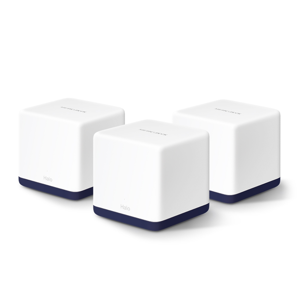 MERCUSYS Halo H50G AC1900 Dual Band Mesh Router 3lü Set