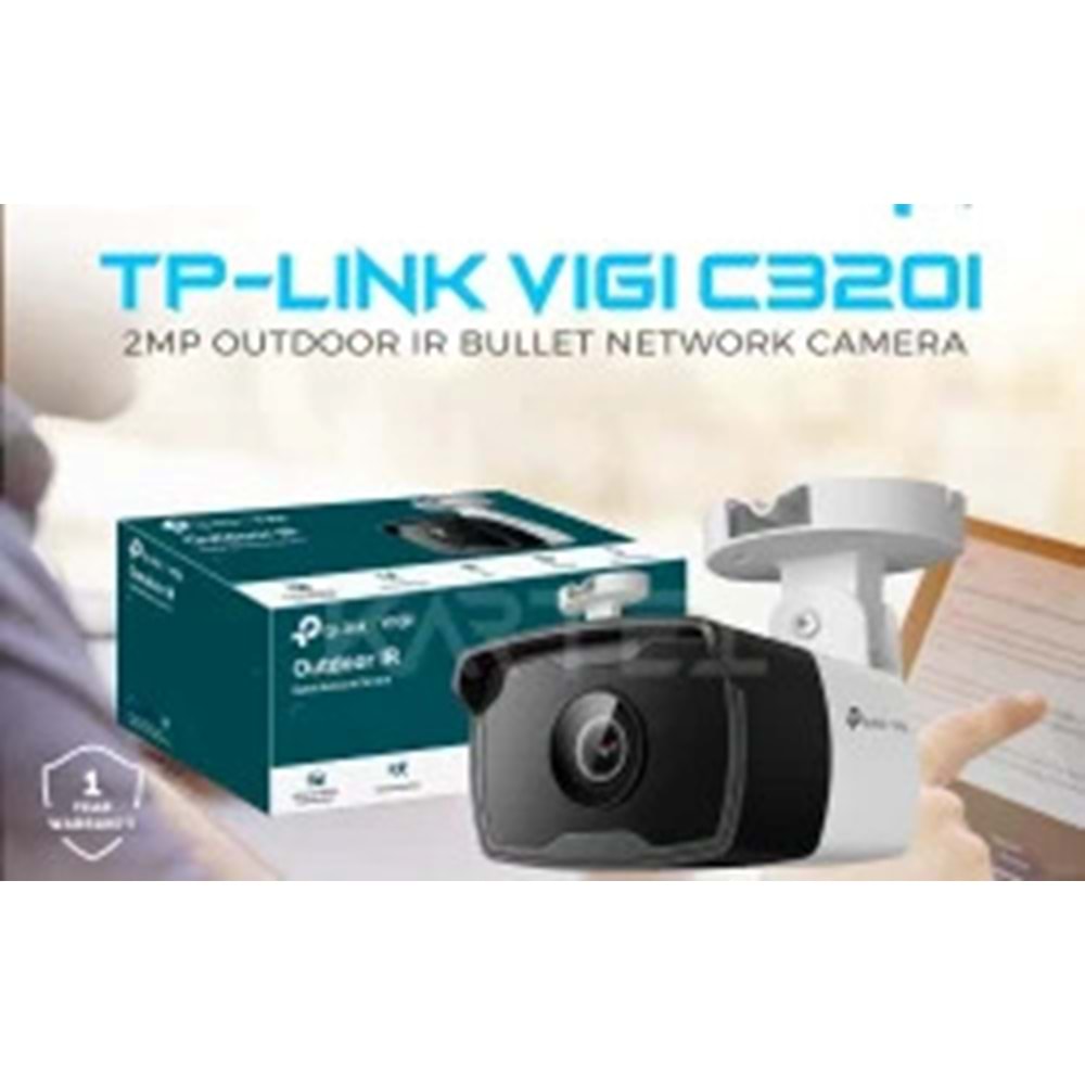 TP-LİNK OUTDOOR IR VIGI C320I 4MM İP KAMERA